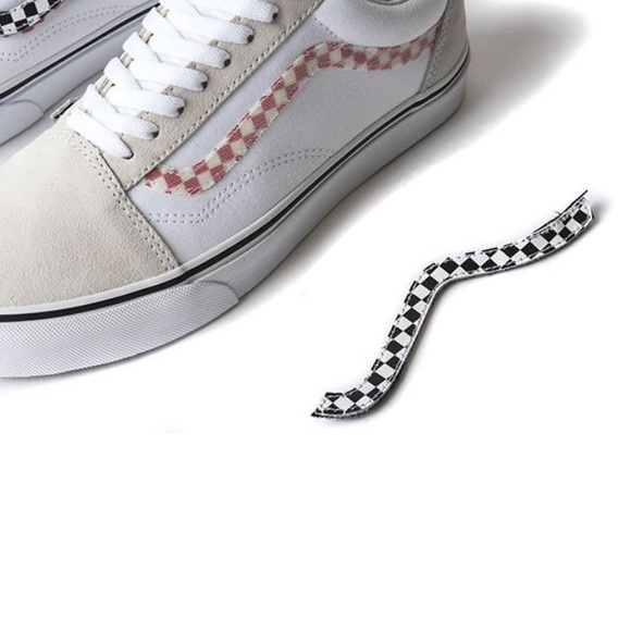 Vans Old Skool Sidestripe V True White - Picture 4 of 5